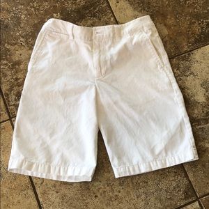 Boys Polo White Shorts